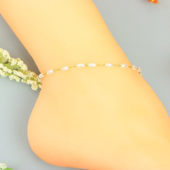 "Handmade Anklet – A Stylish Choice for Women, Thoughtful Gift Idea, EVCH1169 - Picture 7 of 9